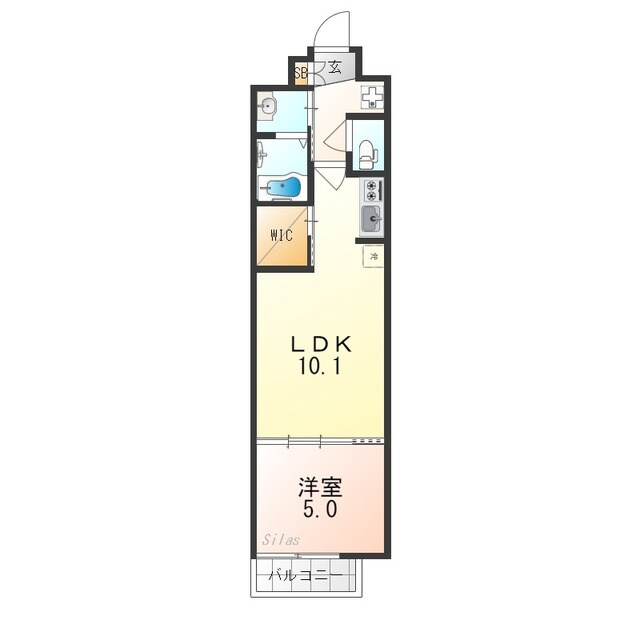 スワンズ京都東寺ガーデンの物件間取画像
