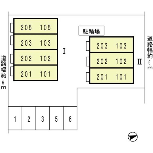 グランパルク（北区）Ⅱの物件外観写真