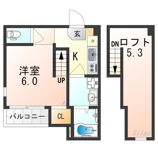 イロハ淀下津町の物件間取画像