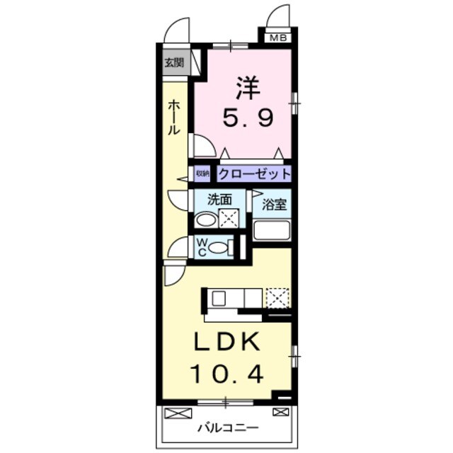 グラン　ティユールの物件間取画像