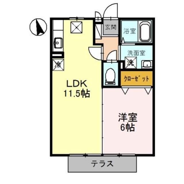 物件間取画像