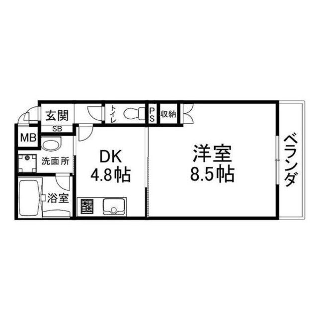 セントポーリア嵯峨野清水町の物件間取画像