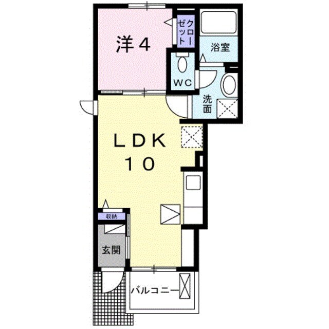 ビオーラ令豊の物件間取画像