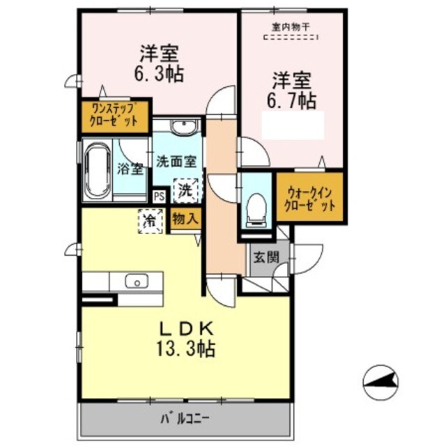 サトリーノの物件間取画像
