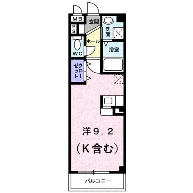 レインボー　スクエアの物件間取画像