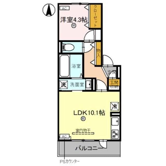 アドラブールの物件間取画像