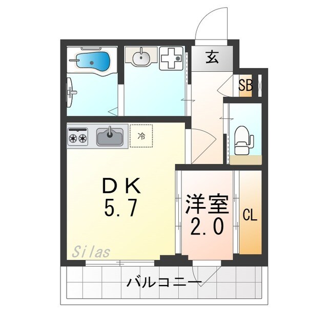 アクアプレイス京都聚楽第の物件間取画像