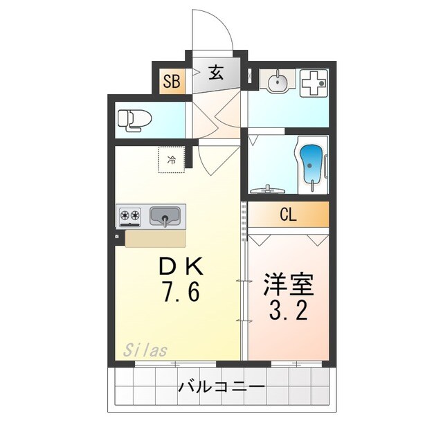 ファステート京都ステーションウォズの物件間取画像