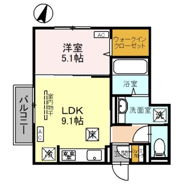 D-room松尾鈴川の物件間取画像