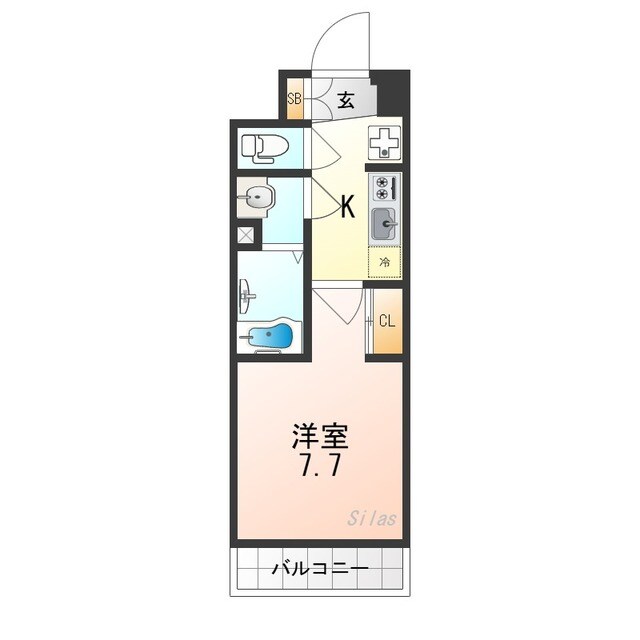 ソルテラス京都洛南の物件間取画像