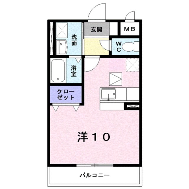 タウンルーム　けまりの物件間取画像