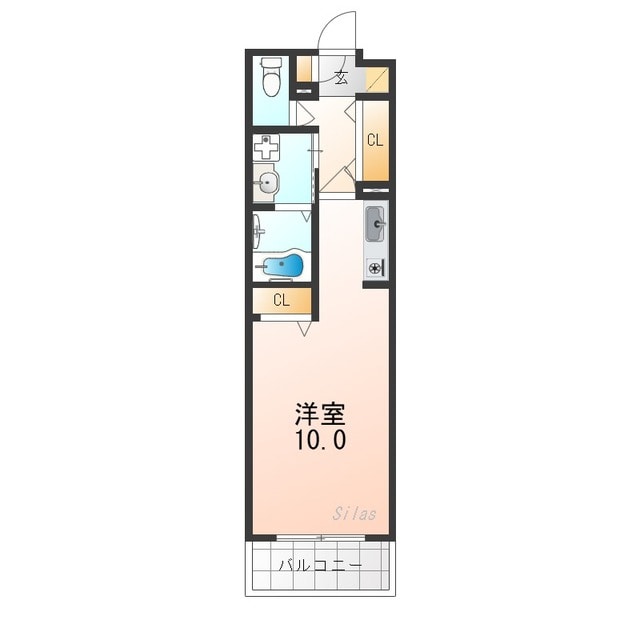 レジーナ錦小路の物件間取画像