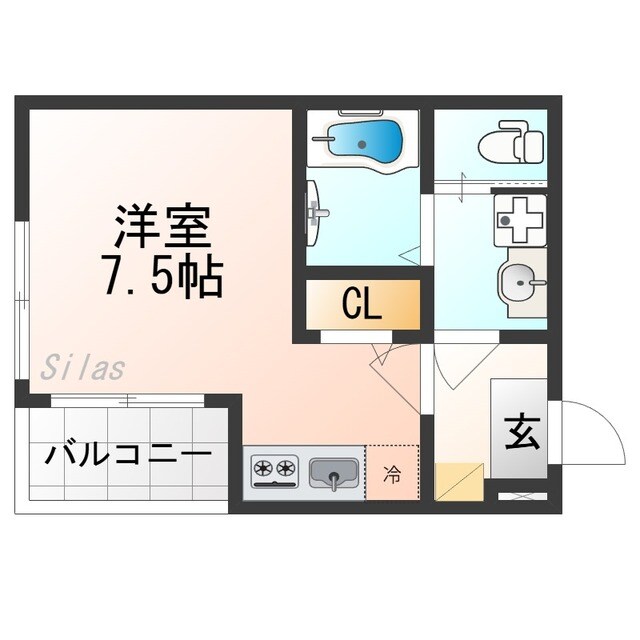 ハーモニーテラス上鳥羽の物件間取画像