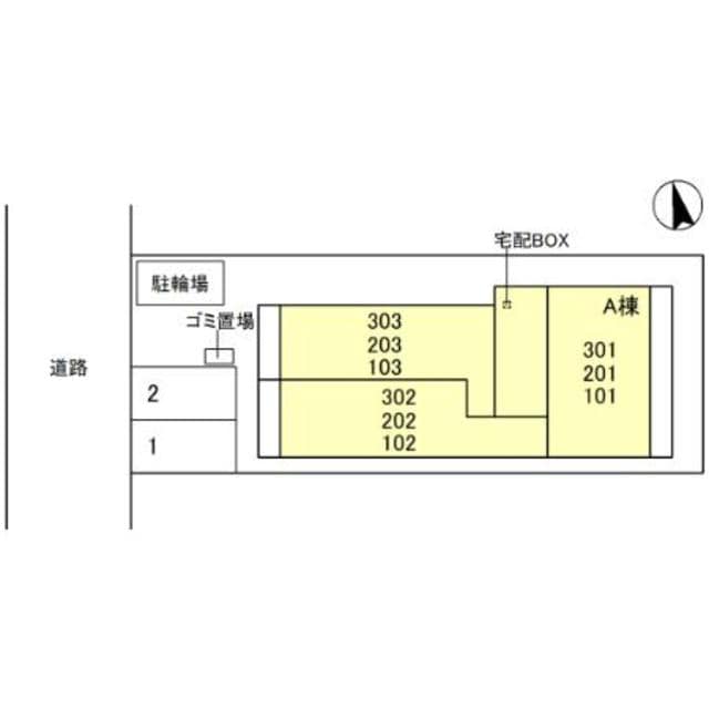 Dーroom深草小久保町Aの物件外観写真