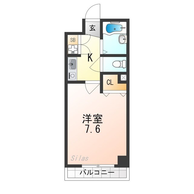 グランデ御池の物件間取画像