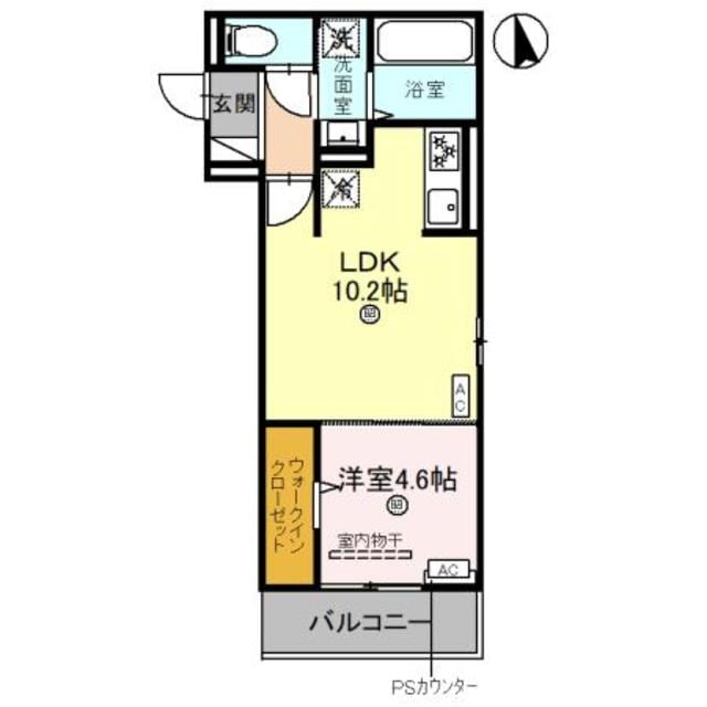 Dーroom深草小久保町Bの物件間取画像