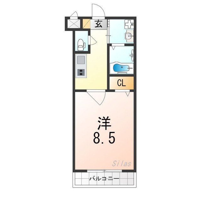 グランレガロ藤森駅前の物件間取画像