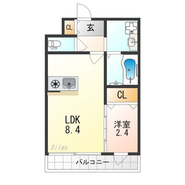 MJC京都西大路の物件間取画像