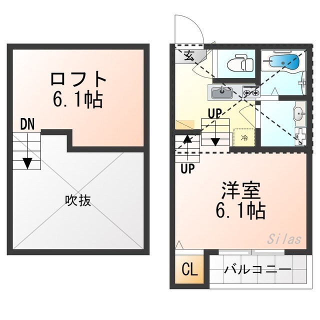 ベスティア太秦の物件間取画像