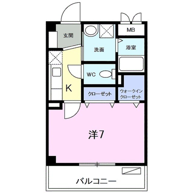 シャン・ド・フルールの物件間取画像