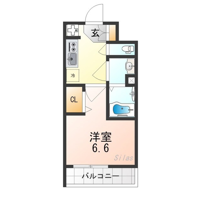 ファステート京都東福寺パラベルの物件間取画像