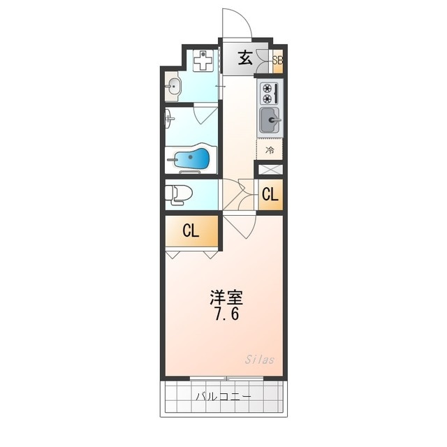 ベラジオ雅び北野白梅町駅前の物件間取画像