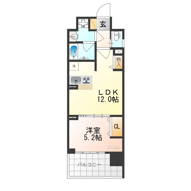 ベラジオ雅び京都三条通の物件間取画像