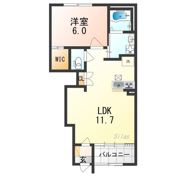 プルメリアの物件間取画像