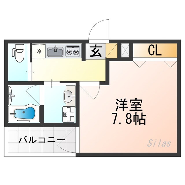 セリリアコンフォート伏見の物件間取画像