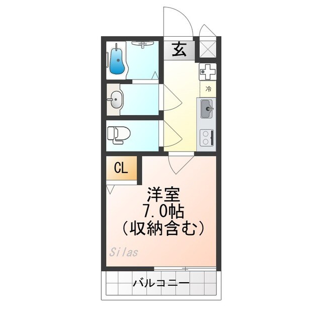 イーストコート東山の物件間取画像