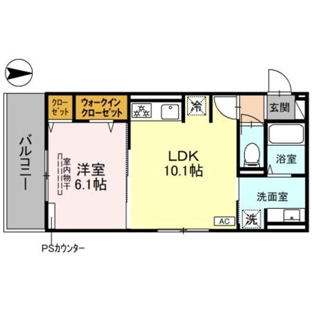 ソーニョ西京極の物件間取画像