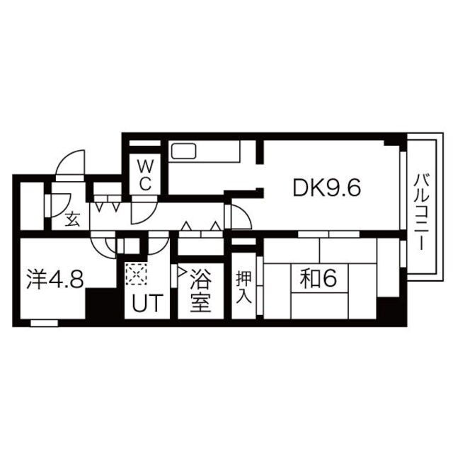パインフィールド吉祥院の物件間取画像