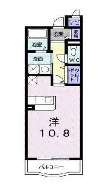 ラフィーネ南広の物件間取画像
