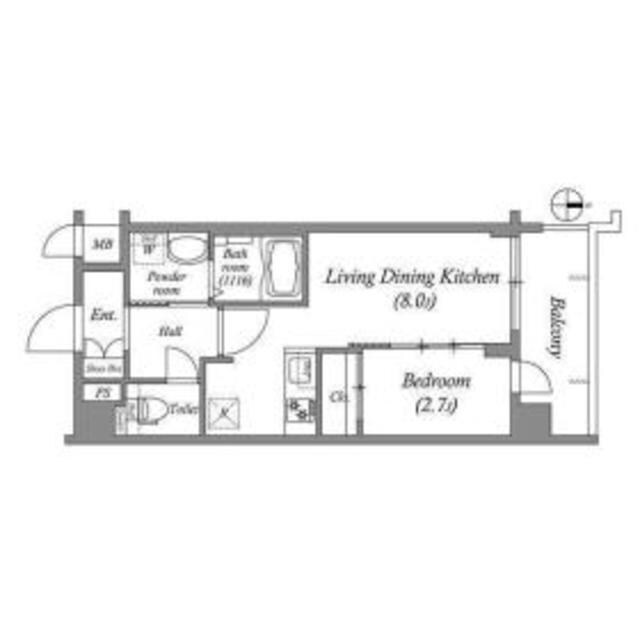 アドバンス京都クラッセの物件間取画像