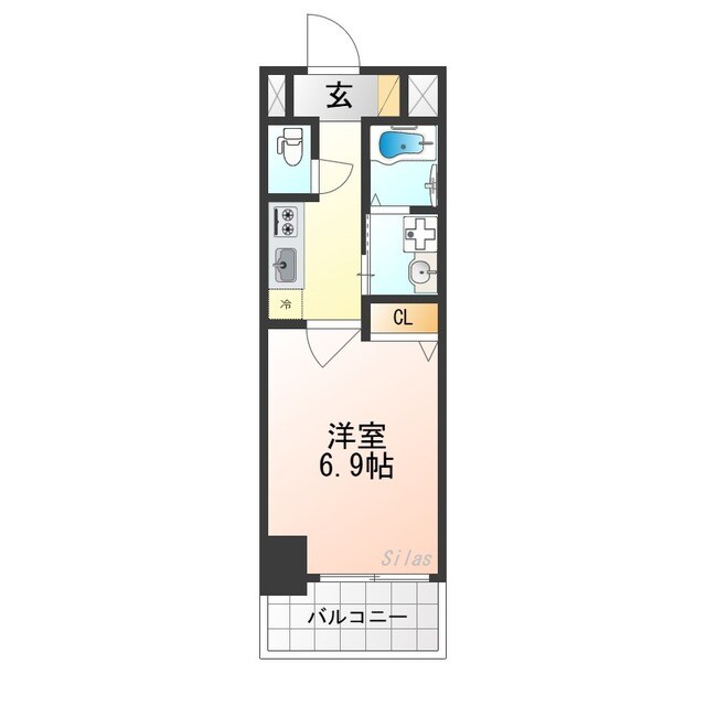 EsTRUTH KYOTOの物件間取画像