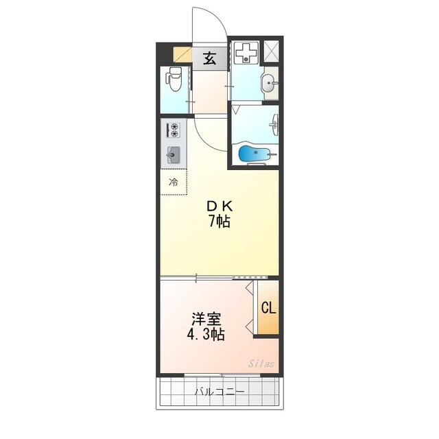 ARCA山科の物件間取画像