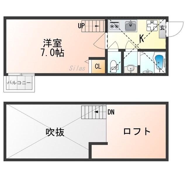 Stable三条大宮の物件間取画像