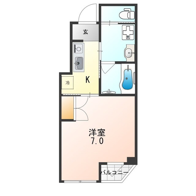 サンモールコート九条の物件間取画像