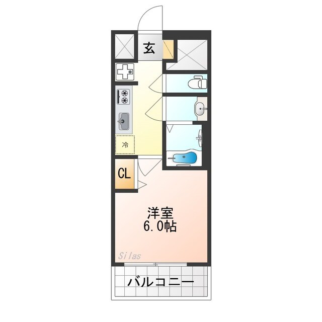 プレサンス大津京町ベルリーヴァの物件間取画像