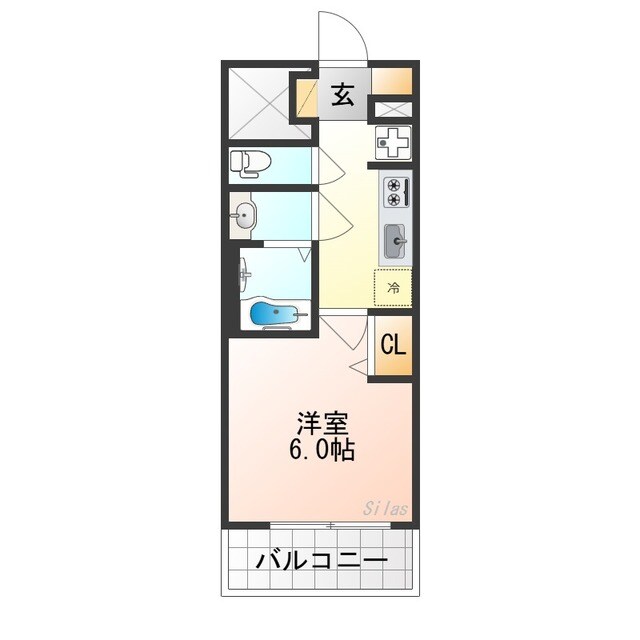 プレサンス大津京町ベルリーヴァの物件間取画像