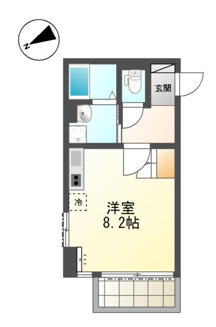 カーサ　カリーノの物件間取画像