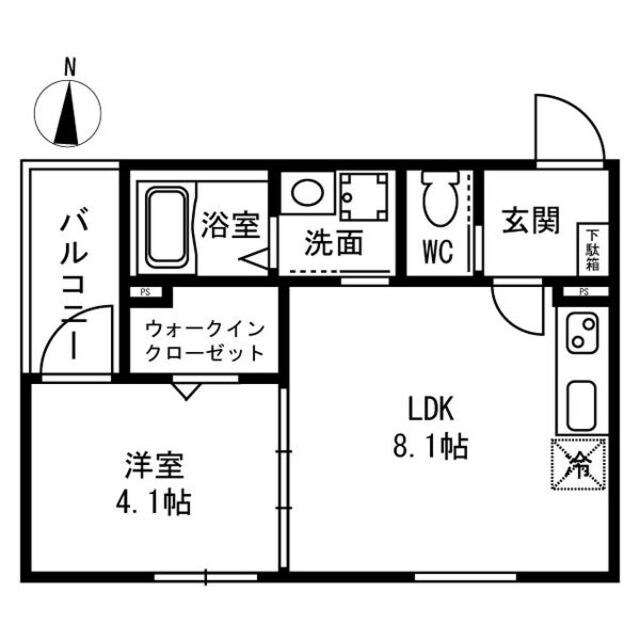 F asecia  Canaleの物件間取画像