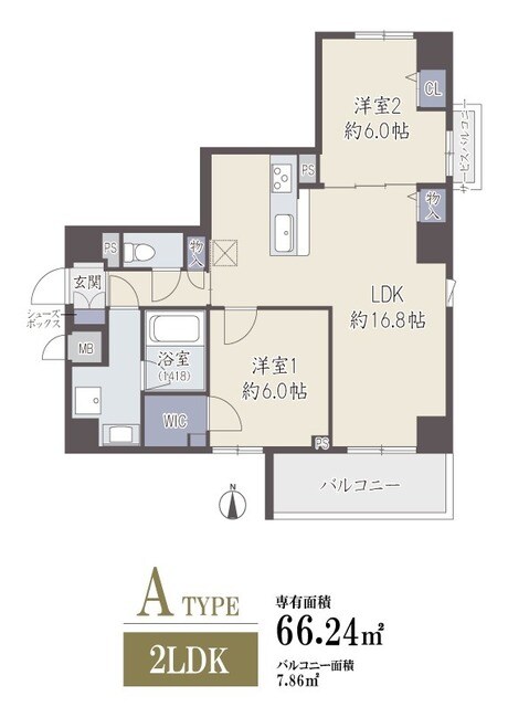 ウェスタ四条の物件間取画像