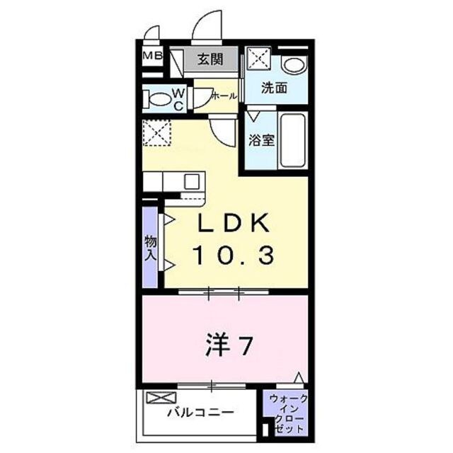 メゾンドエフの物件間取画像