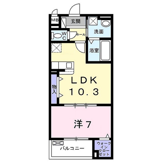 メゾンドエフの物件間取画像