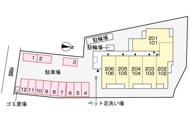 メゾンドエフの物件外観写真