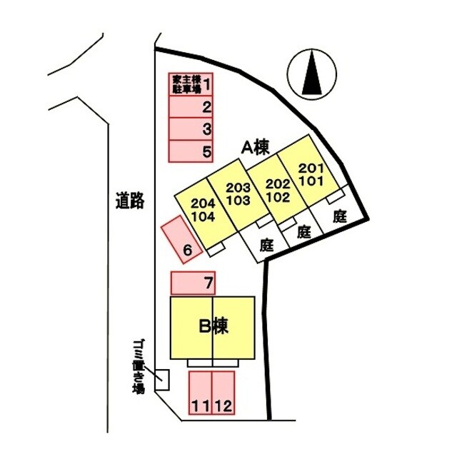 エコー桂の物件外観写真