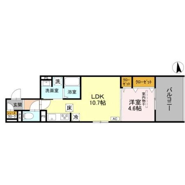 D-ROOM 丹波橋の物件間取画像