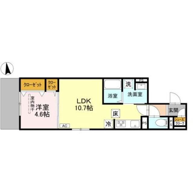 D-ROOM 丹波橋の物件間取画像