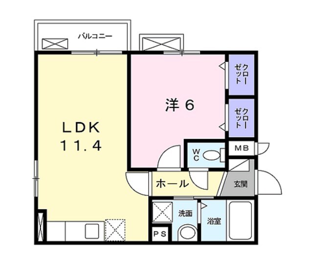 グランシェルの物件間取画像